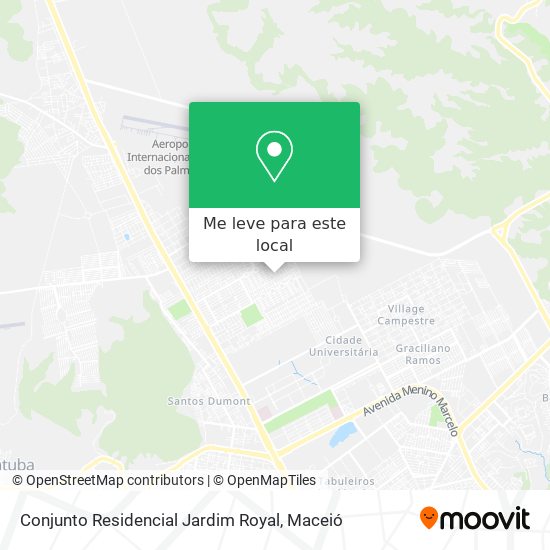 Conjunto Residencial Jardim Royal mapa