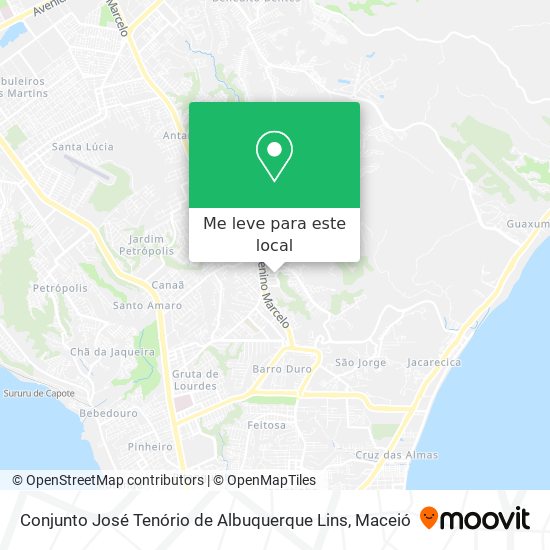Conjunto José Tenório de Albuquerque Lins mapa