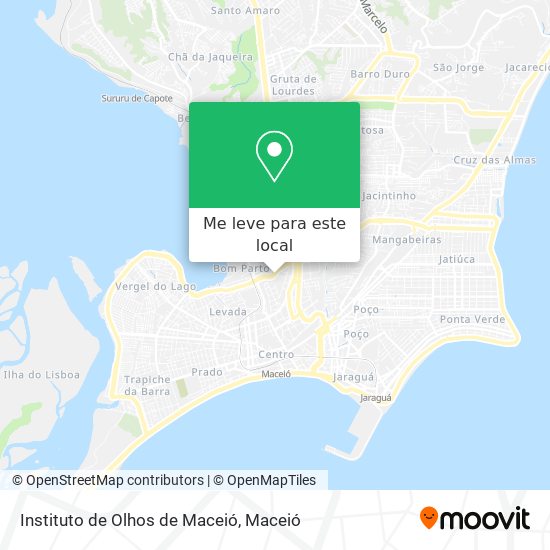 Instituto de Olhos de Maceió mapa