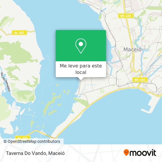 Taverna Do Vando mapa