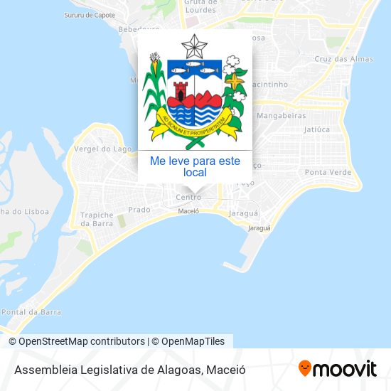 Assembleia Legislativa de Alagoas mapa