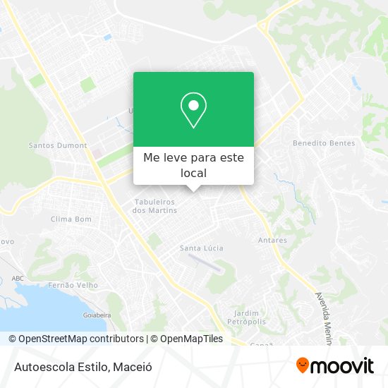Autoescola Estilo mapa