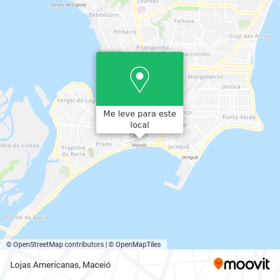 Lojas Americanas mapa
