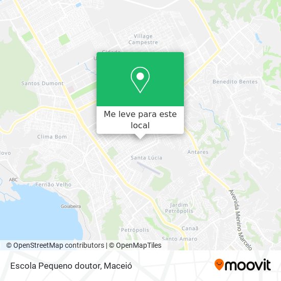 Escola Pequeno doutor mapa