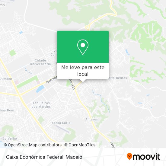 Caixa Econômica Federal mapa