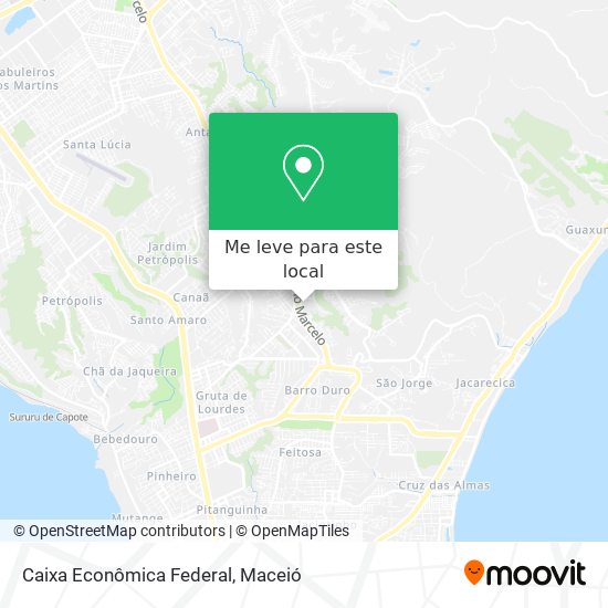 Caixa Econômica Federal mapa