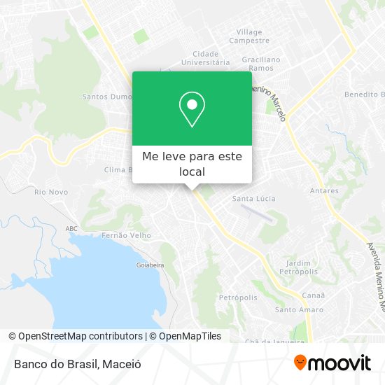 Banco do Brasil mapa