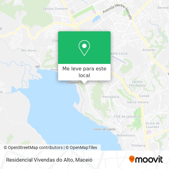 Residencial Vivendas do Alto mapa