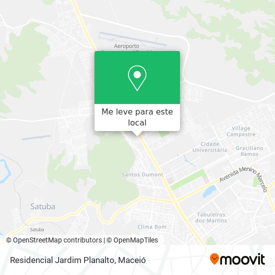 Residencial Jardim Planalto mapa