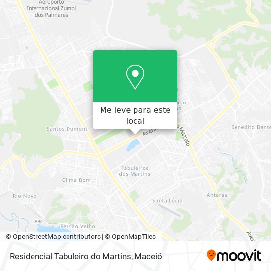 Residencial Tabuleiro do Martins mapa