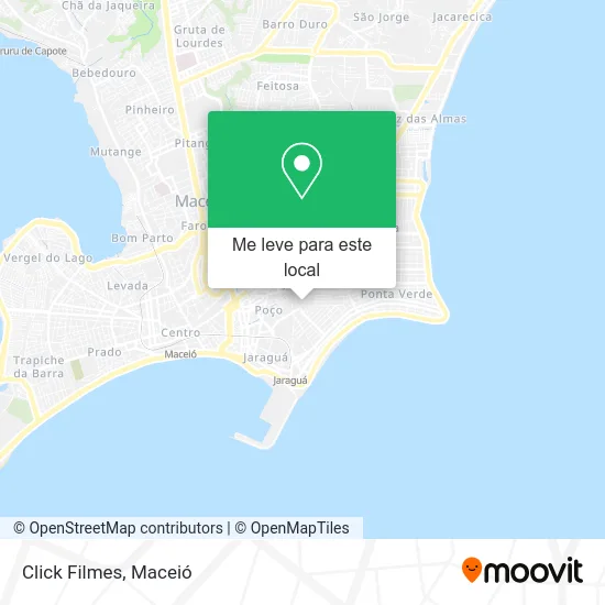 Click Filmes mapa