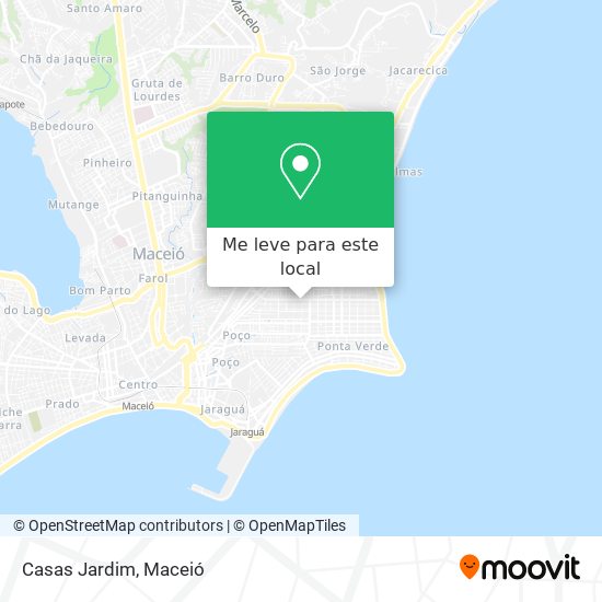 Casas Jardim mapa