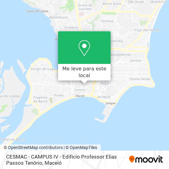 CESMAC - CAMPUS IV - Edifício Professor Elias Passos Tenório mapa