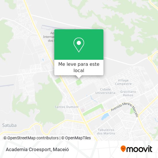 Academia Croesport mapa