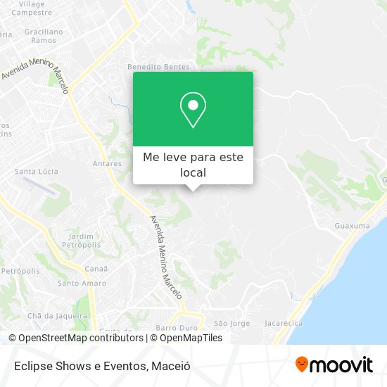 Eclipse Shows e Eventos mapa