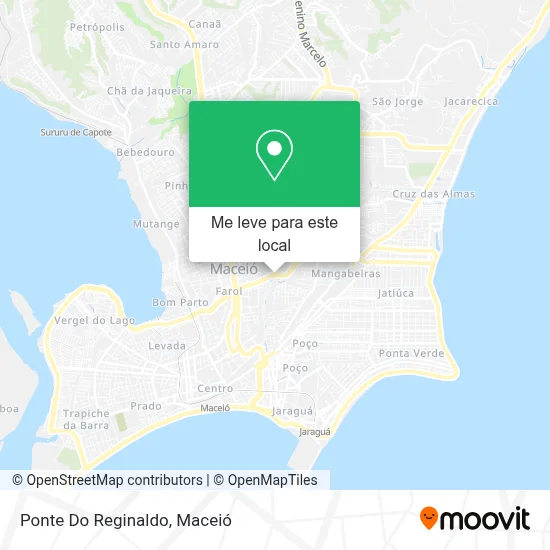 Ponte Do Reginaldo mapa