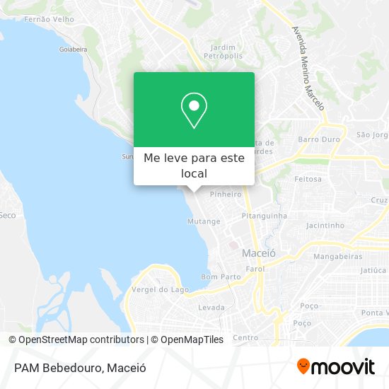 PAM Bebedouro mapa