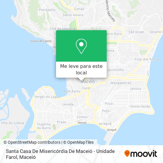 Santa Casa De Misericórdia De Maceió - Unidade Farol mapa