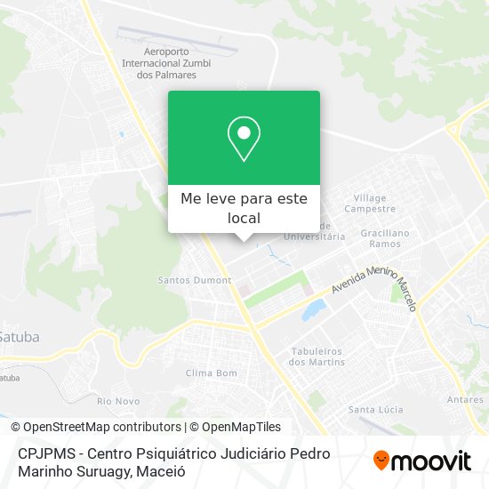 CPJPMS - Centro Psiquiátrico Judiciário Pedro Marinho Suruagy mapa