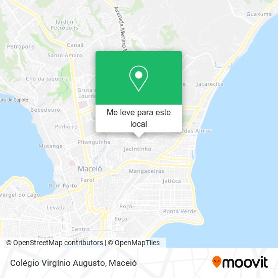 Colégio Virgínio Augusto mapa