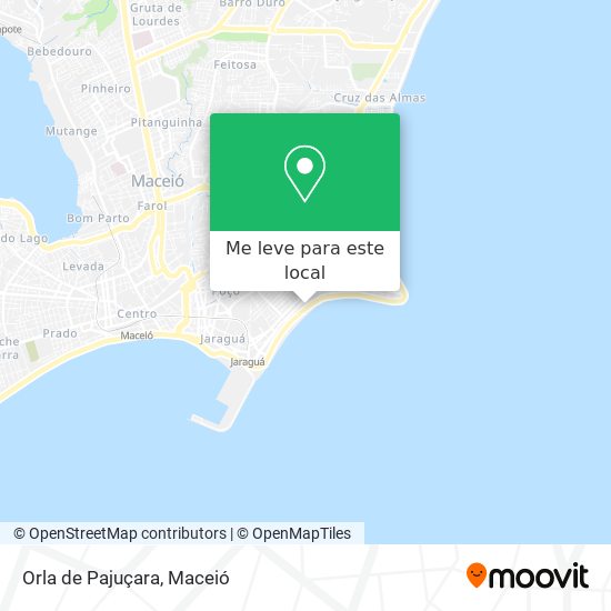 Orla de Pajuçara mapa