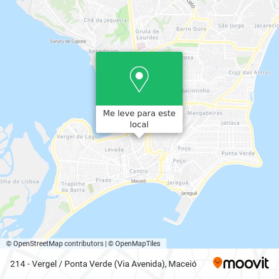 214 - Vergel / Ponta Verde (Via Avenida) mapa