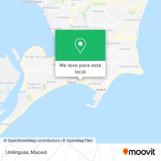 Unilínguas mapa