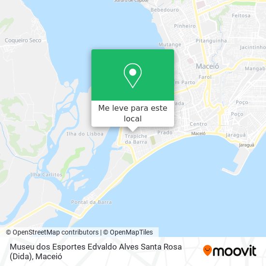 Museu dos Esportes Edvaldo Alves Santa Rosa (Dida) mapa