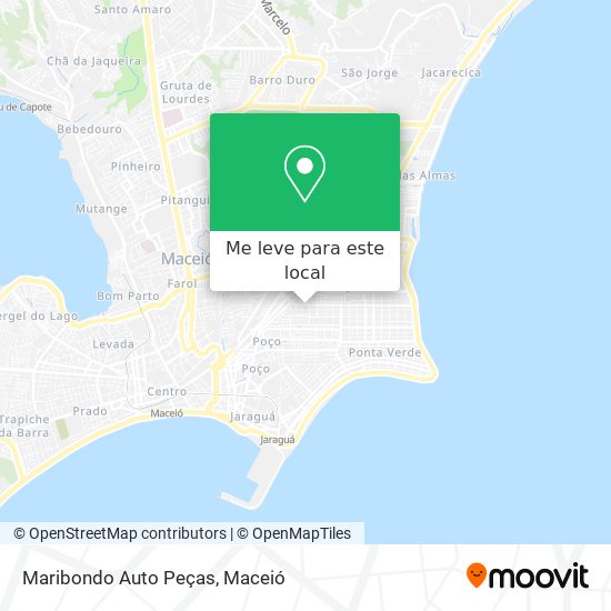 Maribondo Auto Peças mapa