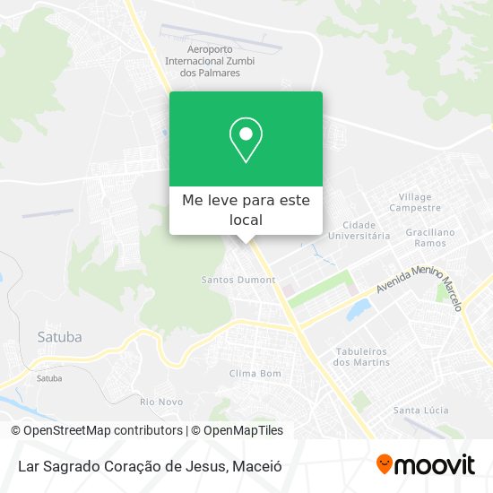 Lar Sagrado Coração de Jesus mapa
