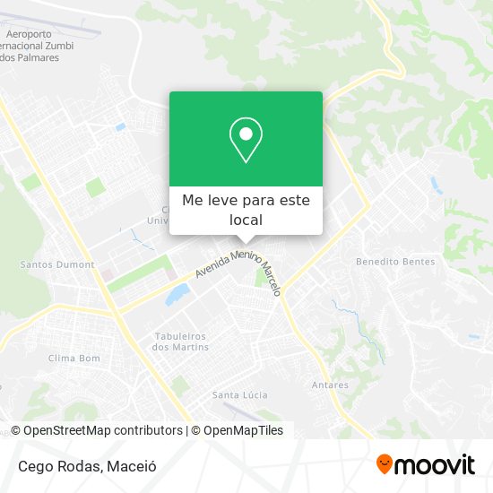 Cego Rodas mapa