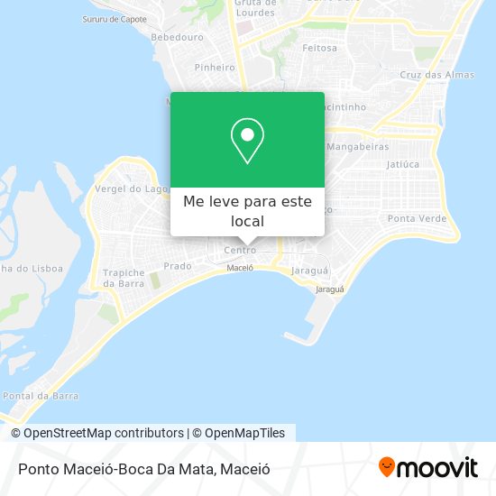 Ponto Maceió-Boca Da Mata mapa