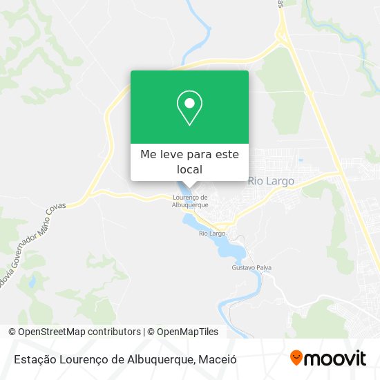 Estação Lourenço de Albuquerque mapa