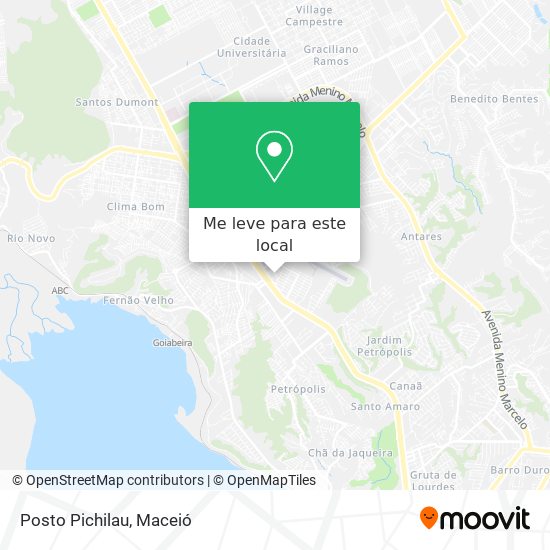 Posto Pichilau mapa