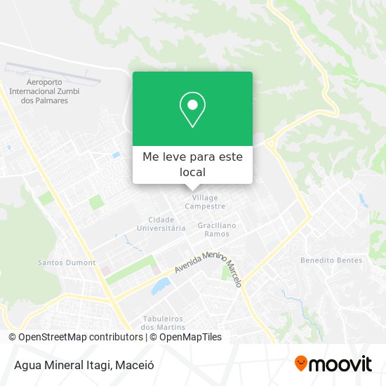 Agua Mineral Itagi mapa