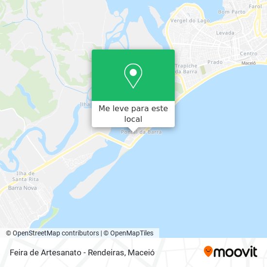 Feira de Artesanato - Rendeiras mapa