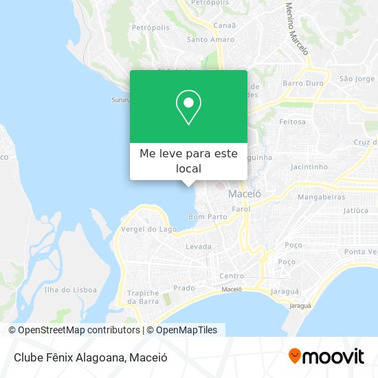 Clube Fênix Alagoana mapa