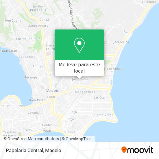 Papelaria Central mapa