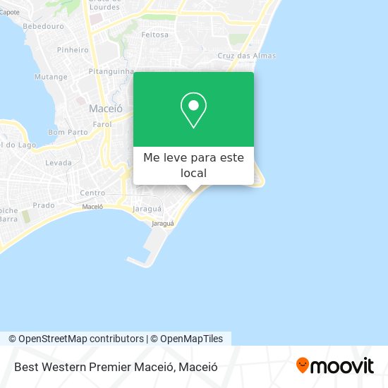 Best Western Premier Maceió mapa