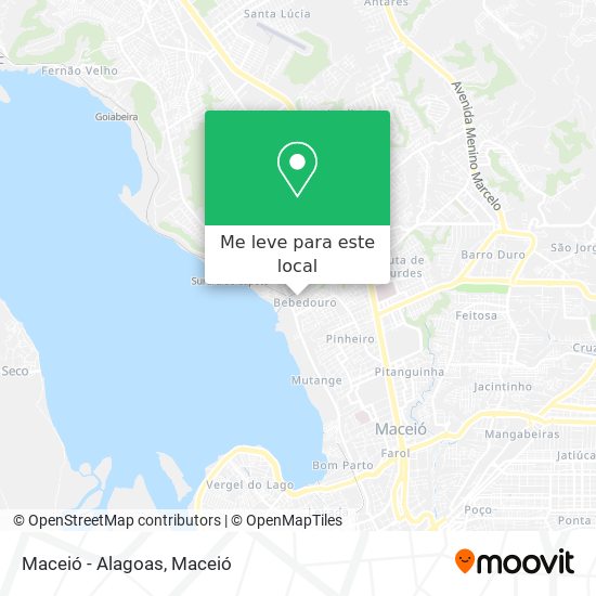 Maceió - Alagoas mapa