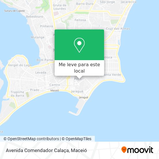 Avenida Comendador Calaça mapa