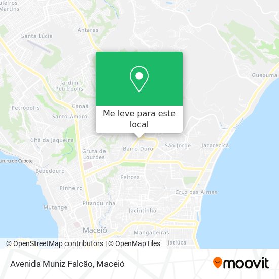 Avenida Muniz Falcão mapa