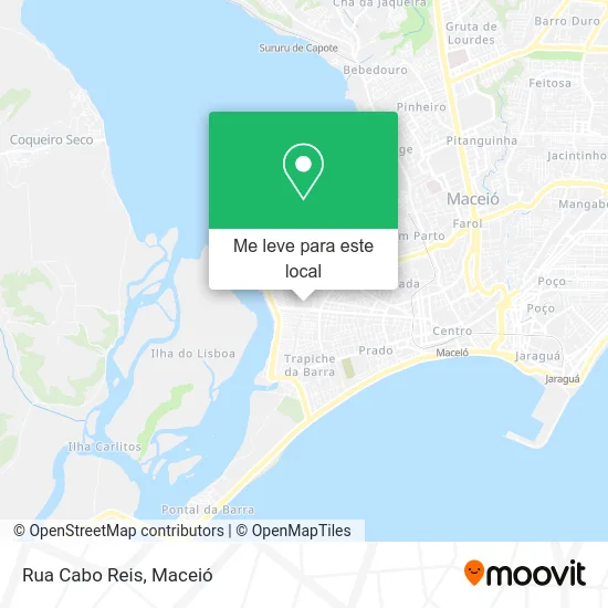 Rua Cabo Reis mapa