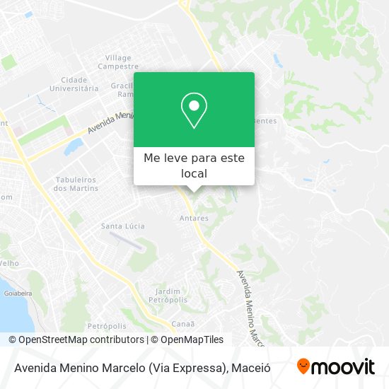 Avenida Menino Marcelo (Via Expressa) mapa