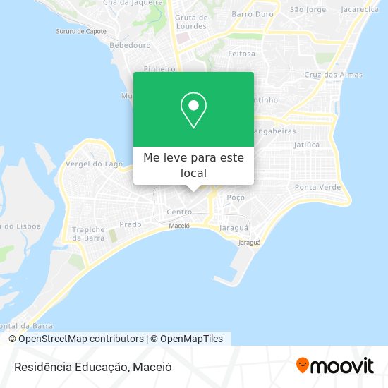 Residência Educação mapa