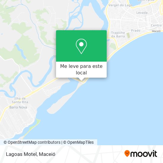 Lagoas Motel mapa