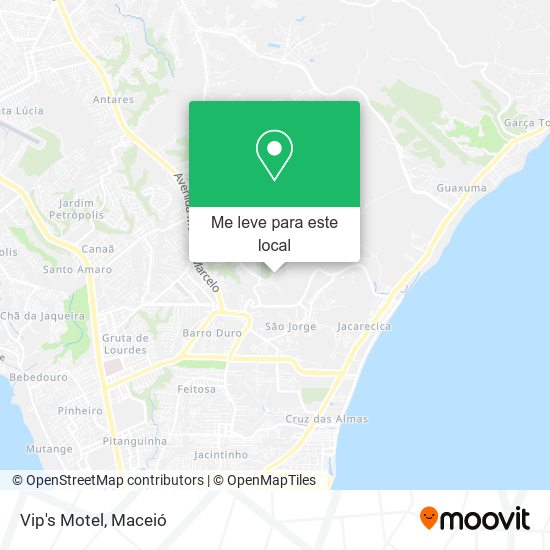 Vip's Motel mapa