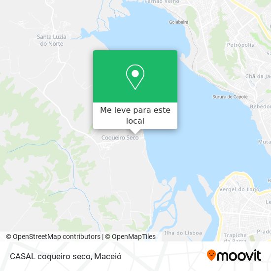 CASAL coqueiro seco mapa