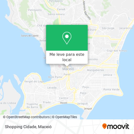 Shopping Cidade mapa