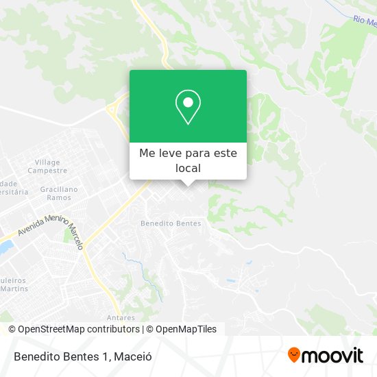 Benedito Bentes 1 mapa